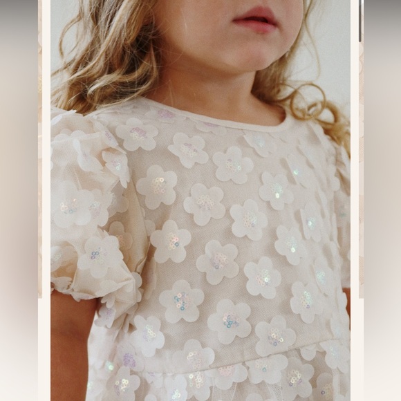 Konges Slojd Sally Dress in Pearled Ivory - Picture 5 of 6